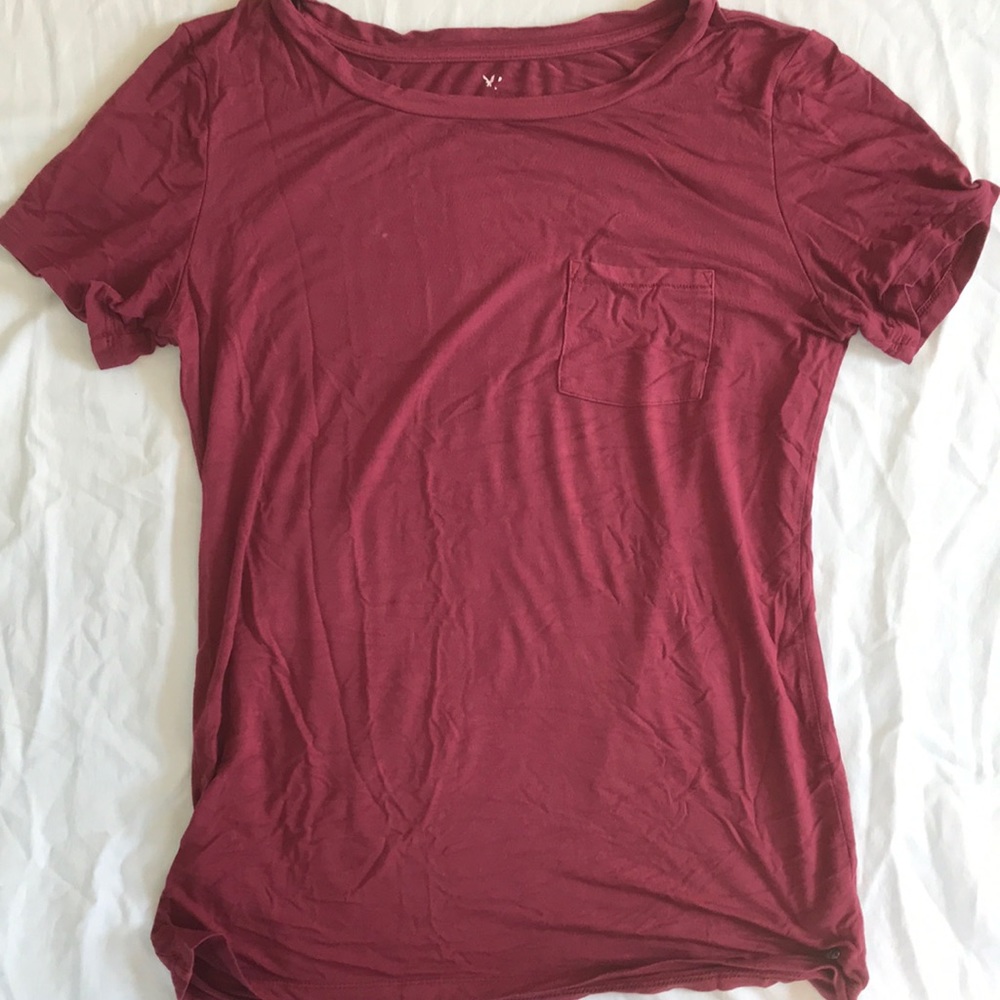 Super Soft Maroon Tee